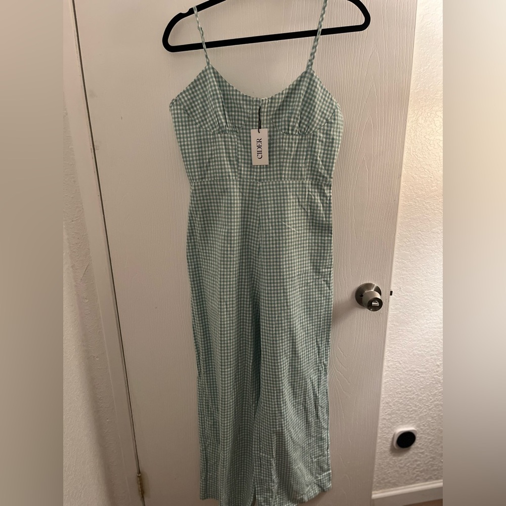 (3/$20) Gingham jumpsuit